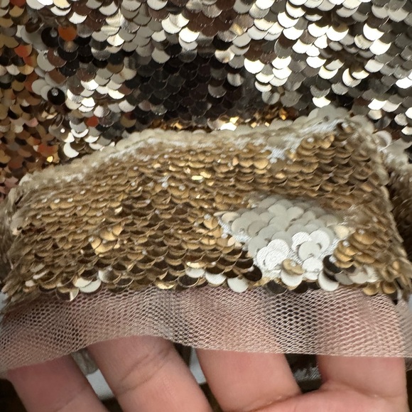 Zara Reversible Sequin Sleeveless Dress - Picture 7 of 10